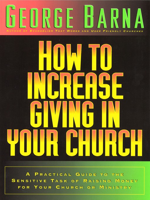 Upplýsingar um How to Increase Giving in Your Church eftir George Barna - Biðlisti